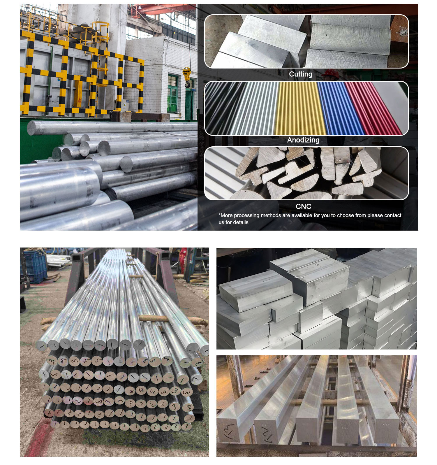 2 1050 Aluminum Alloy Bar