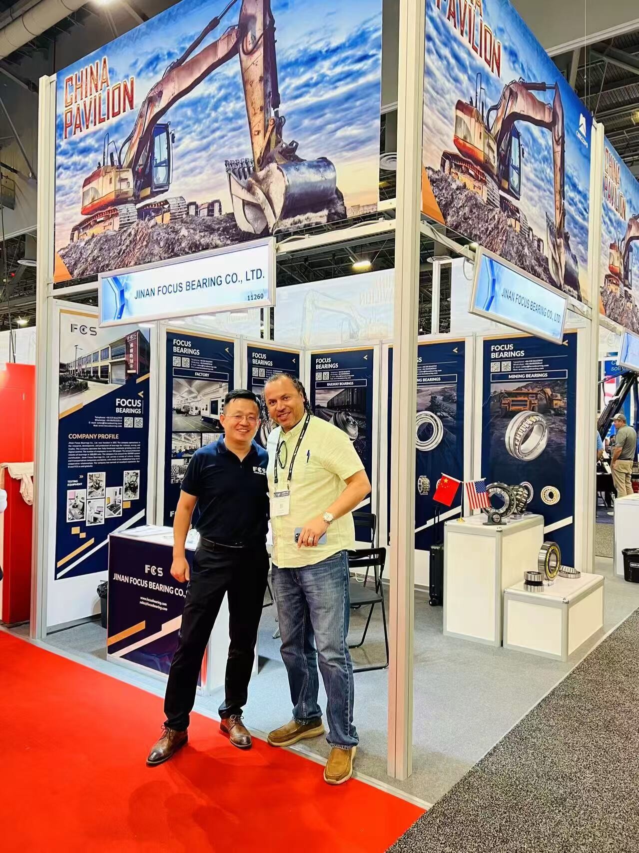 Компания Jinan Focus Bearing Co., Ltd. успешно приняла участие в масштабной горнодобывающей выставке MINEXPO 2024 в США