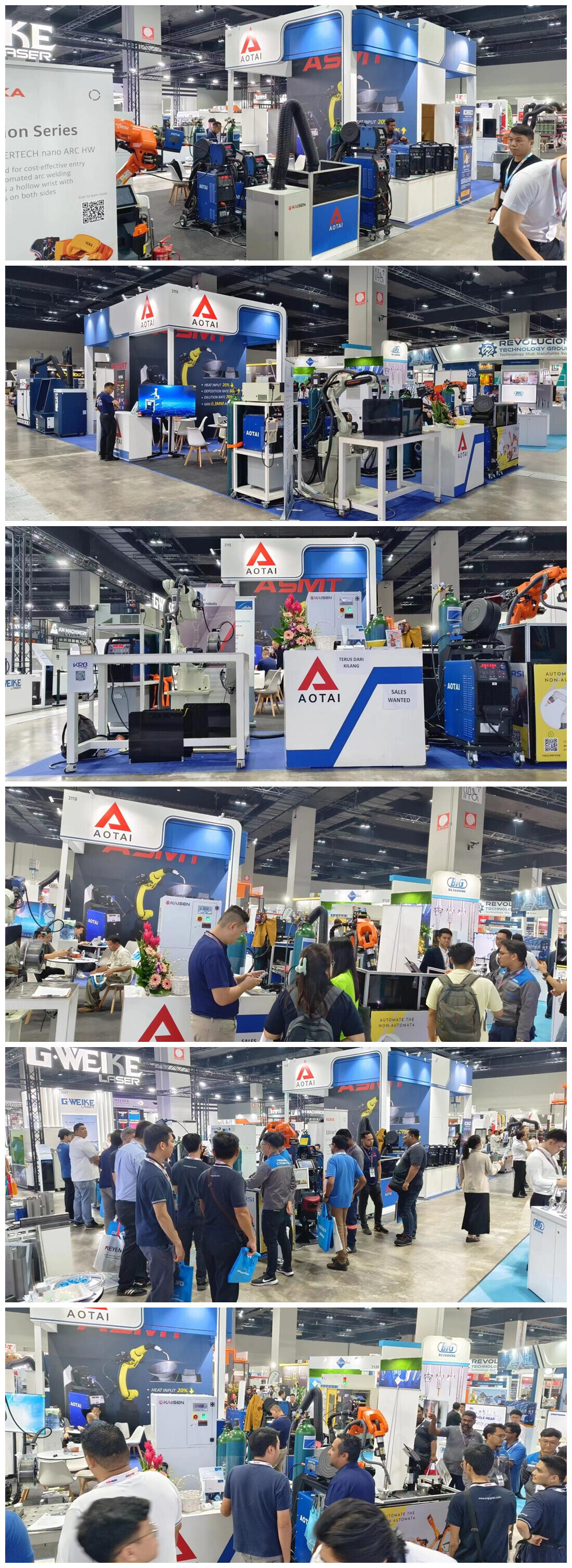 图片2.jpg Le stand d'Aotai est rempli de monde pendant Metaltech