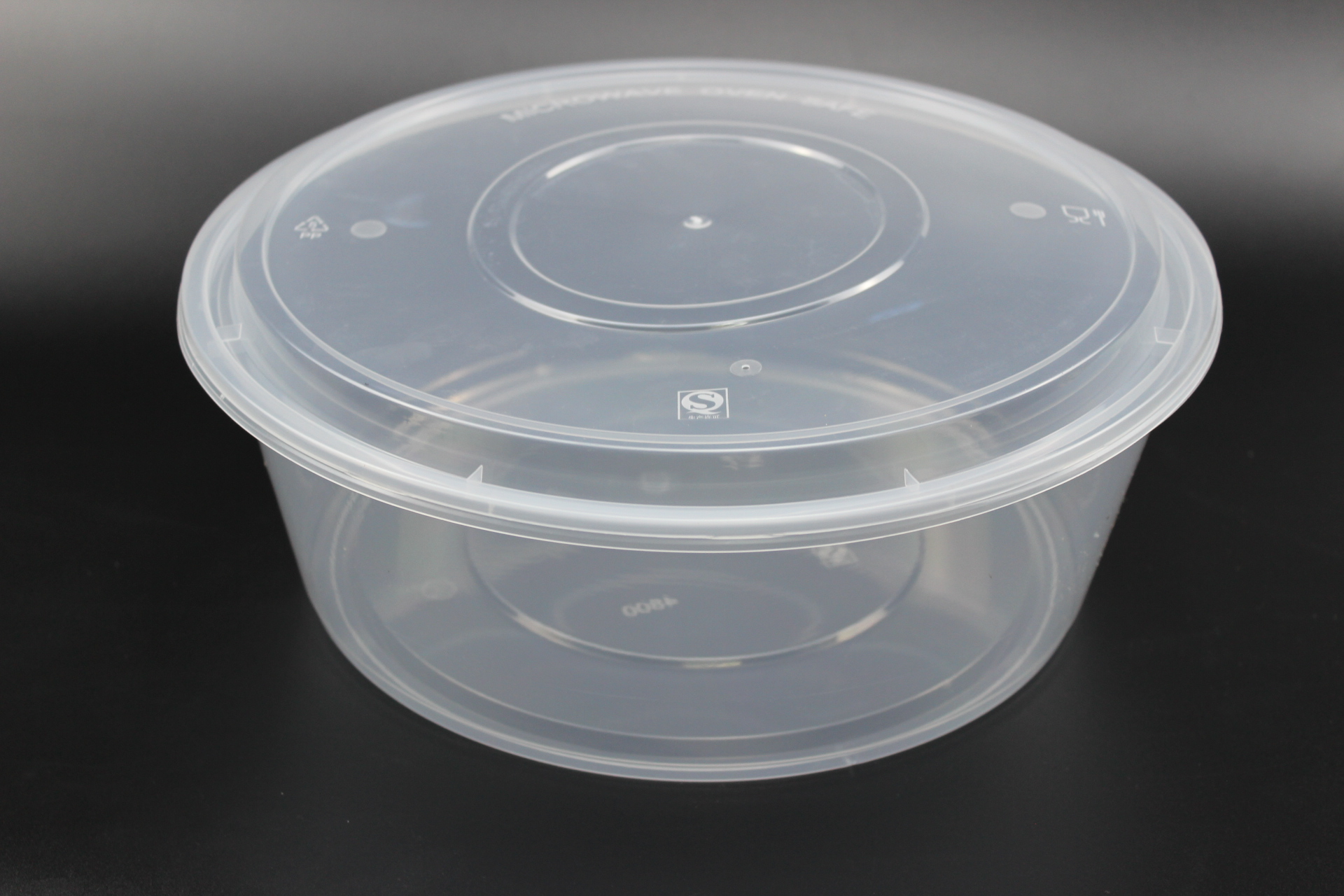 Disposable American round basin 4800ml lunch box