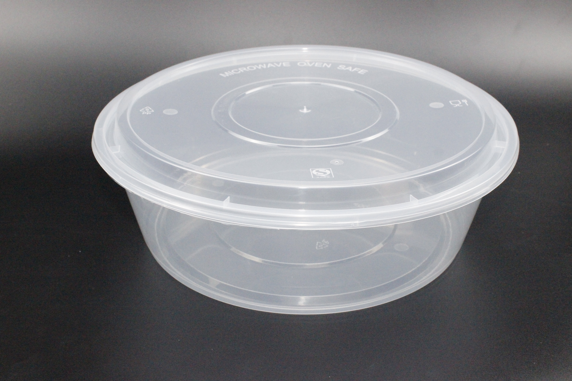 Disposable American round basin 3600ml lunch box