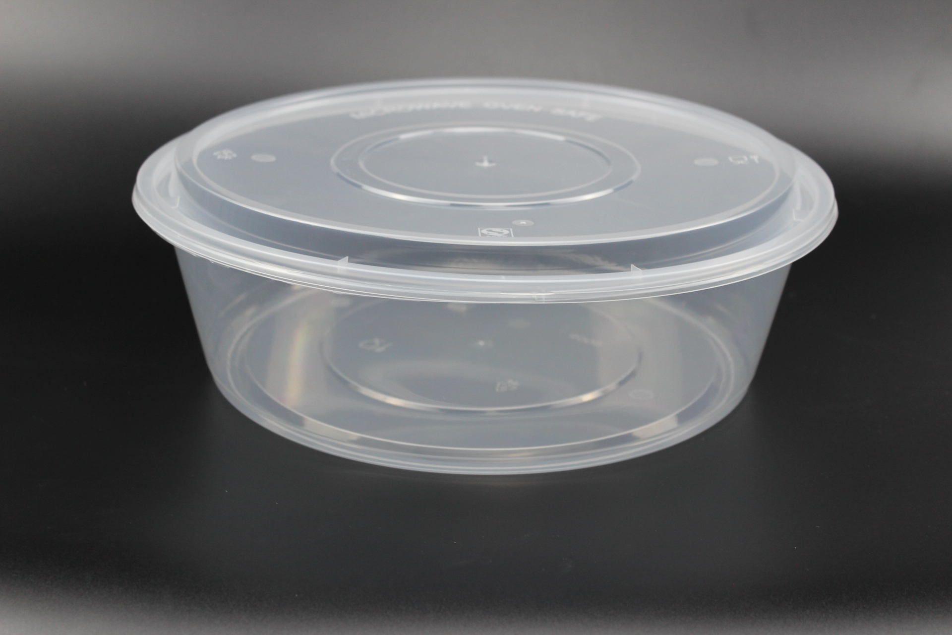 Disposable American round basin 3000ml lunch box
