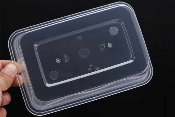 Square 1500ML disposable lunch box packaging box