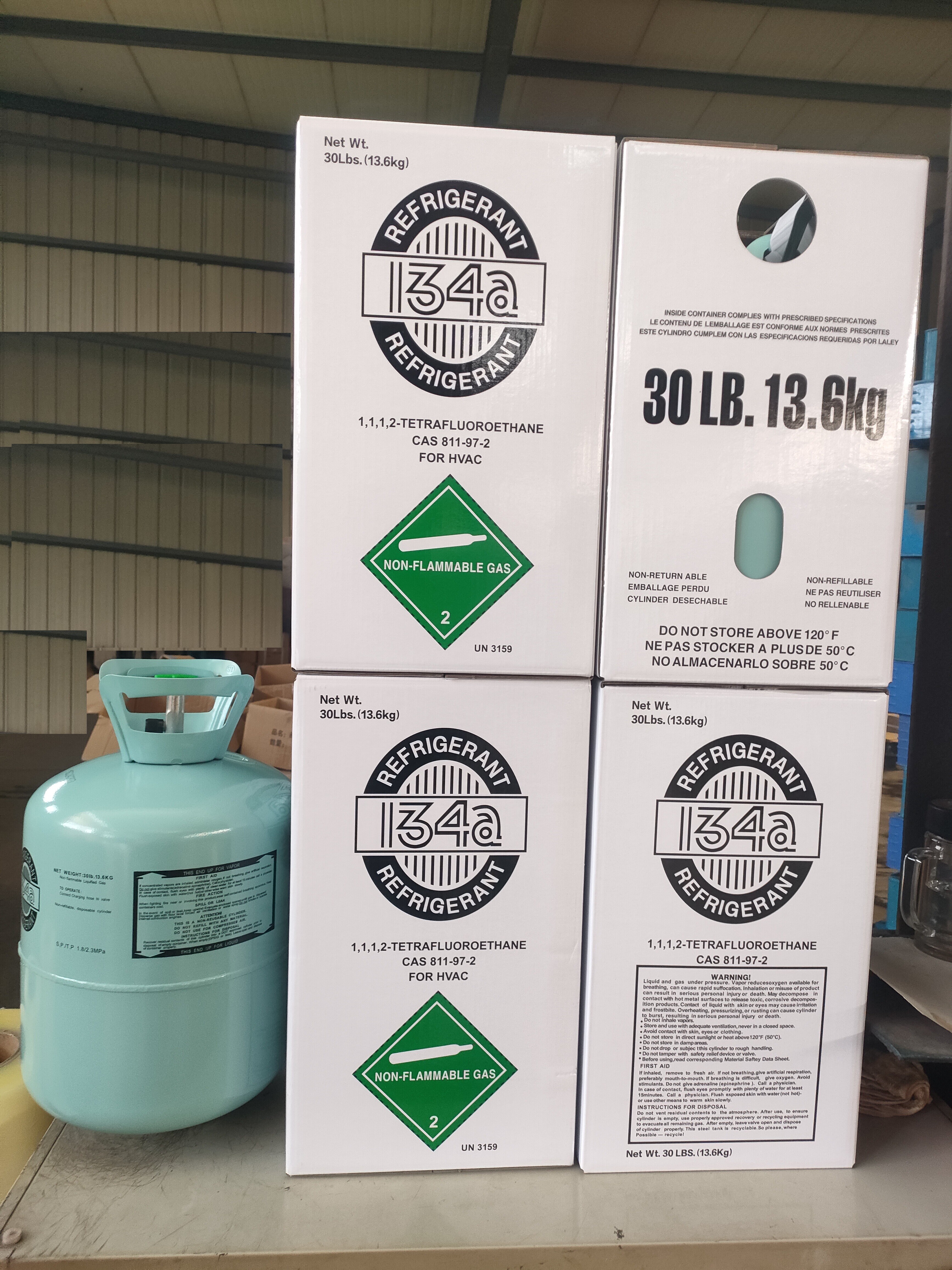 R134A Refrigerant Gas