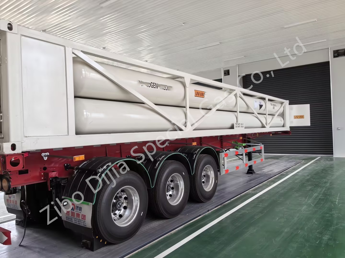 Tube Trailer Hydrgen Chloride HCL Gas