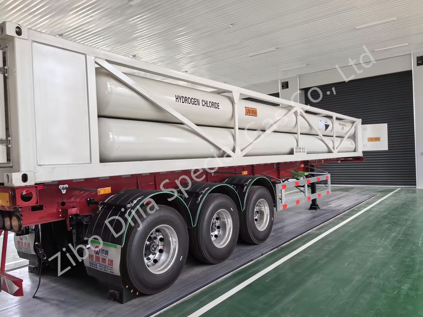 Tube Trailer Hydrgen Chloride HCL Gas