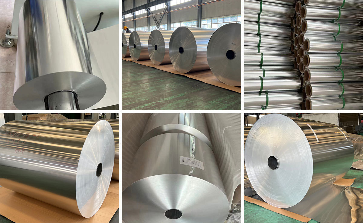铝箔.jpg Factory Sale 3003 3004 Aluminum Foil 8011 O 15micron Aluminum Foil