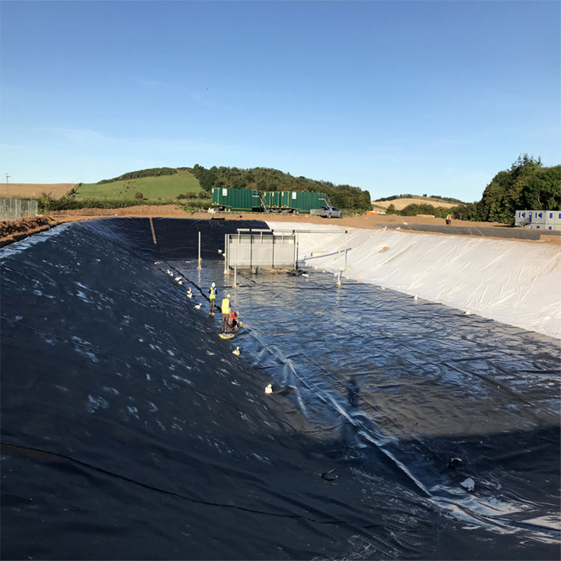 1.5mm 2mm Landfill Biodigester Liners HDPE PE Geomembrane