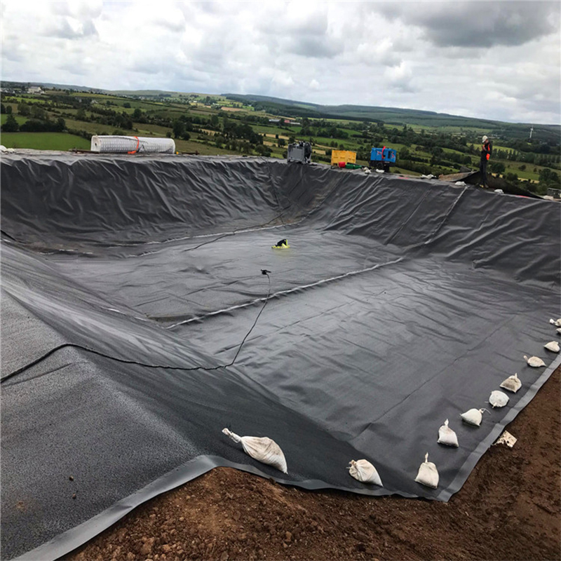 HDPE EVA geomembrane is used in landfill dam engineering