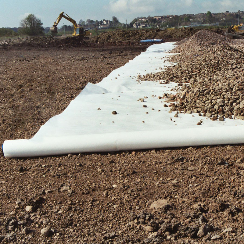 PET Geotextile Filament Polyester fiber geofabric Non woven geotextile 150g to 250g
