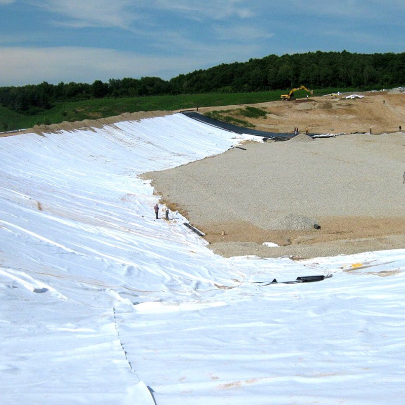 geo fabric Long or short fibers Non woven Geotextile for road covering