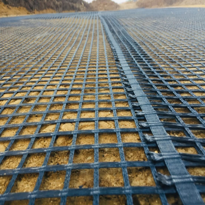 Bitumen Coating Road Paving Material Fiberglass Geogrid asphalt reinforcement fiberglass geogrid price