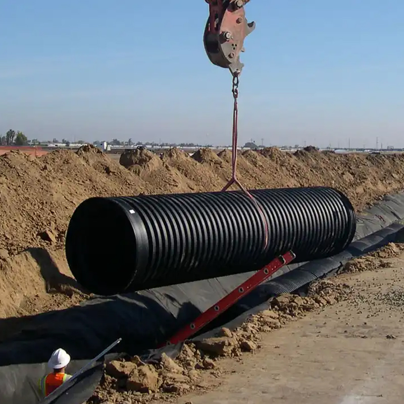 Full-range, cost-effective HDPE corrugated drainage pipes