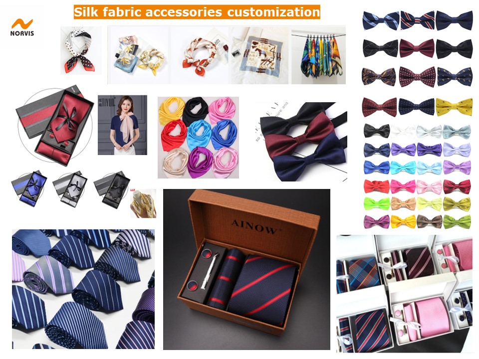 Silk fabric accessories customization