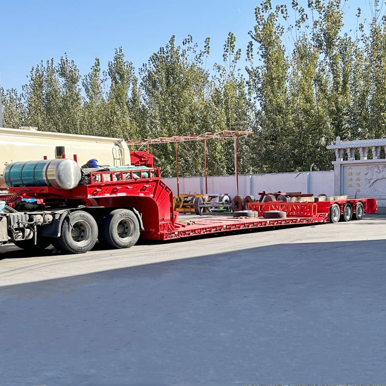 100 Ton Gooseneck Lowboy Trailer