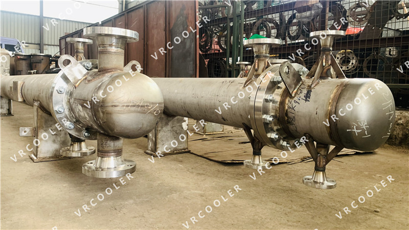 Examples of shell-and-tube heat exchangers used in chemical processing