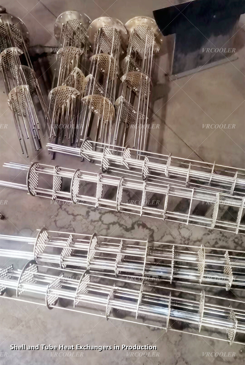 Shell and Tube Heat Exchangers in Production