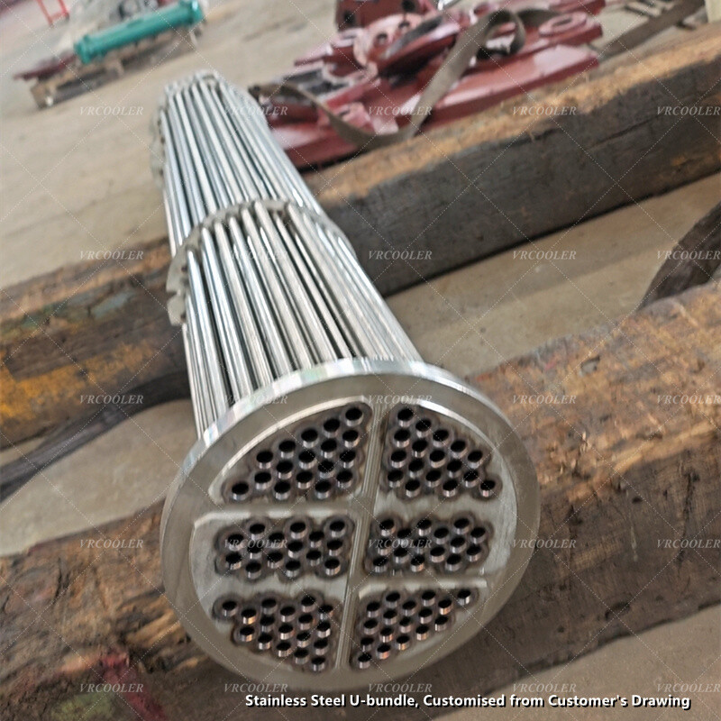 Stainless Steel U-bundle, Customised from Customer's Drawing