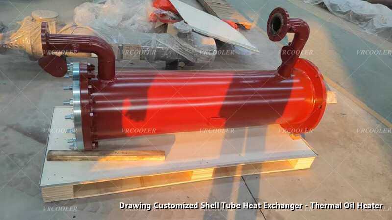 Drawing Customized Shell Tube Heat Exchanger - Thermal Oil Heater