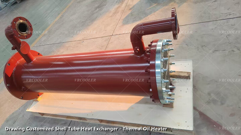 Drawing Customized Shell Tube Heat Exchanger - Thermal Oil Heater
