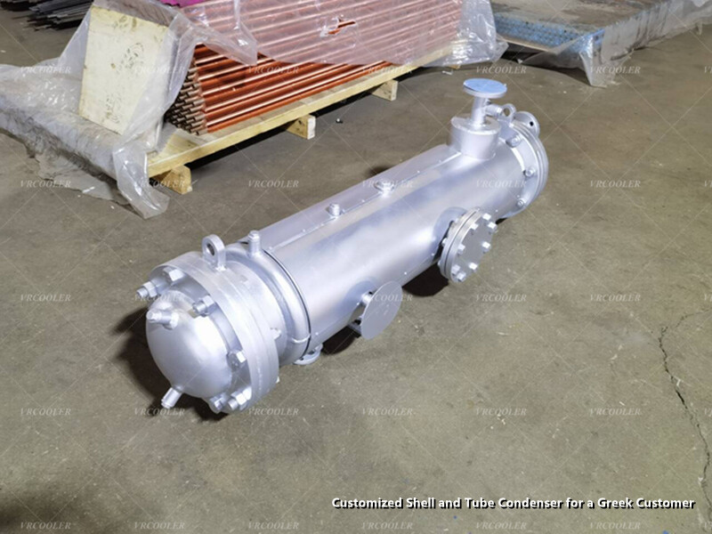 Customized Shell and Tube Condenser for a Greek Customer