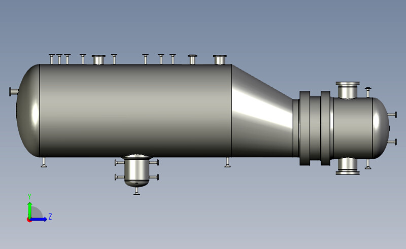 Tubular Shell and Tube Condenser Stainless Steel Heat Exchanger 1 Tubular Shell and Tube Condenser Stainless Steel Heat Exchanger