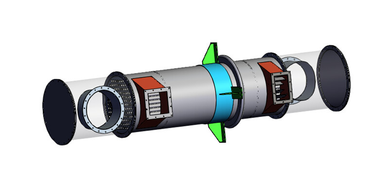 Shell Tube Marine Drain Cooler