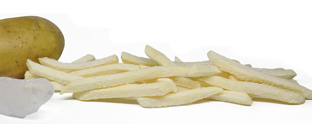 Batatas fritas congeladas IQF Batatas fritas congeladas IQF