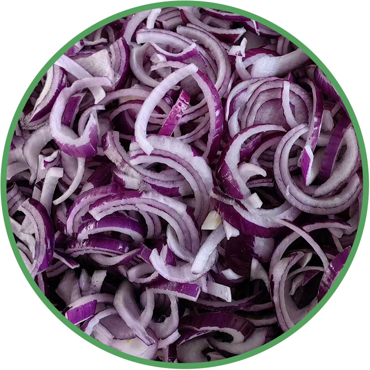 Cebola Fatiada Congelada