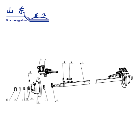 Small tonnage axle series