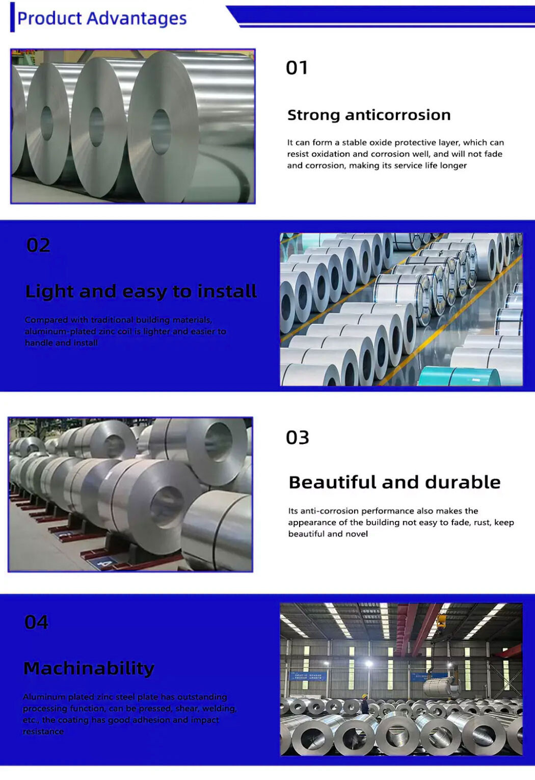 SS255 Galvalume Steel Coil