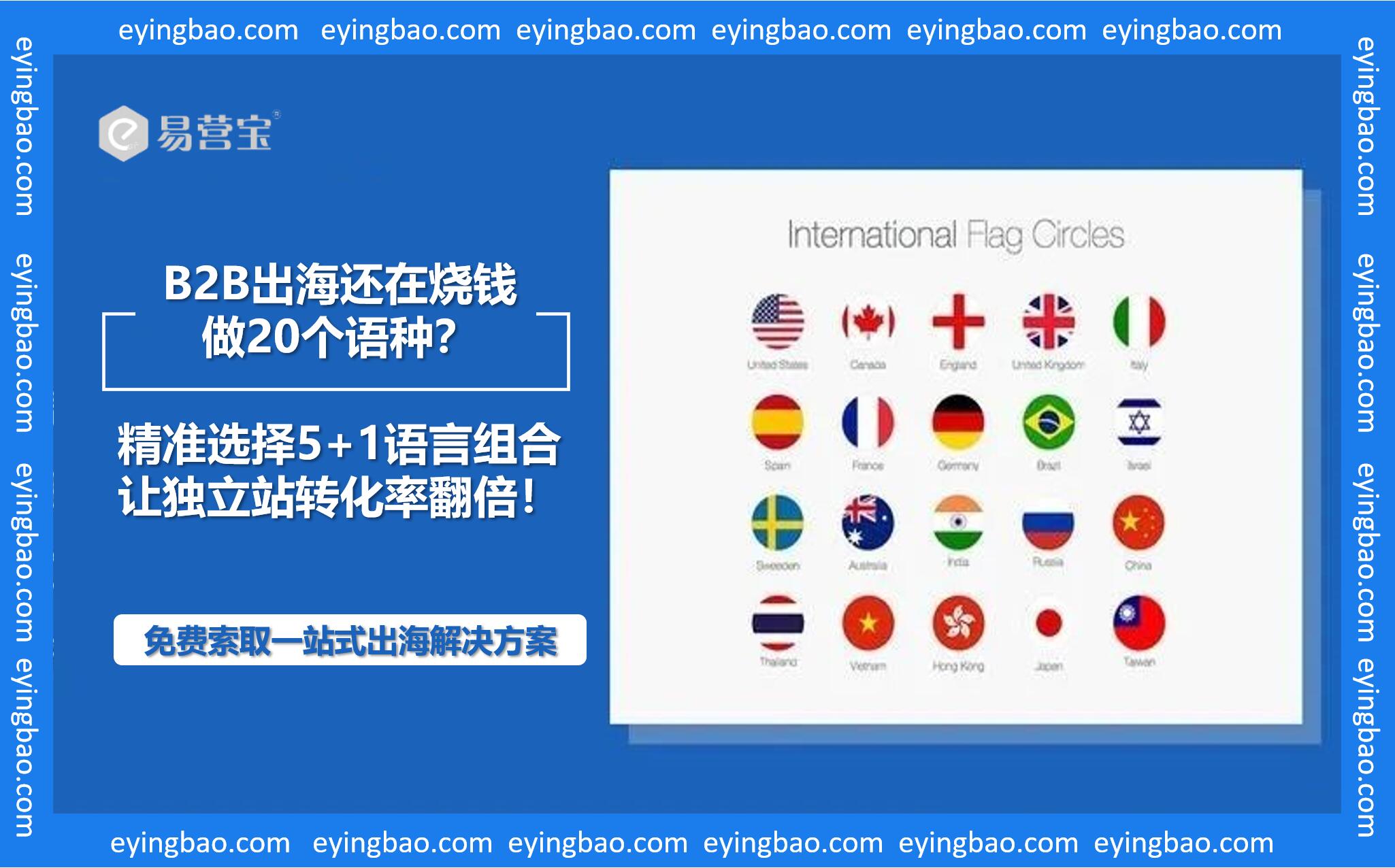 5+1语言黄金法则:你的出海网站真需要20个语种? 5+1语言黄金法则:你的出海网站真需要20个语种?