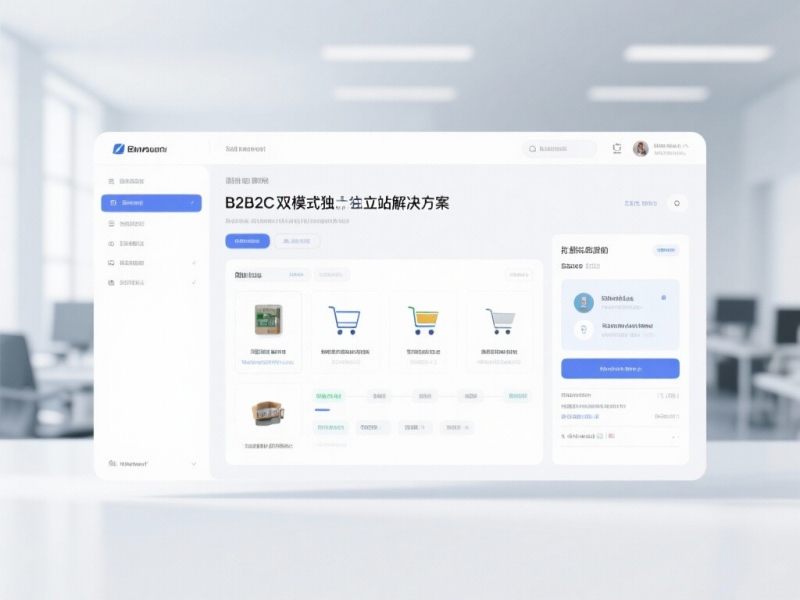 B2B B2C双模响应式独立站