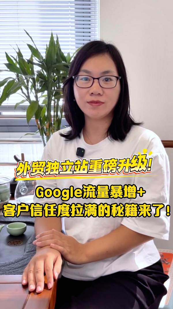 外贸独立站重磅升级！Google流量暴增+客户信任度拉满的秘籍来了！