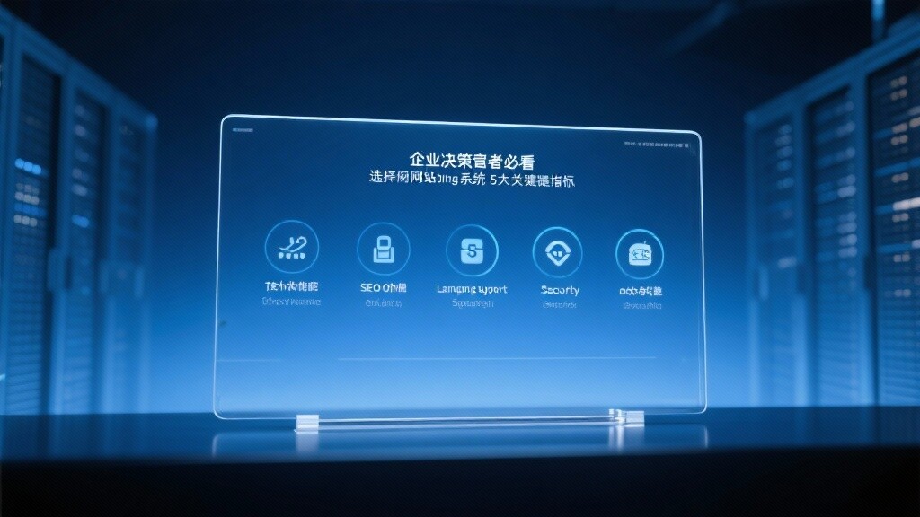 企业决策者必看:选择网站建设系统的5大关键指标 企业决策者必看:选择网站建设系统的5大关键指标