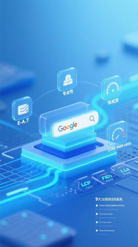 SEO优化技术:深度解析Google E-E-A-T与Core Web Vitals,掌握 9 大核心技术体系,将您的网站打造成搜索引擎的顶级权威资源! SEO优化技术:深度解析Google E-E-A-T与Core Web Vitals,掌握 9 大核心技术体系,将您的网站打造成搜索引擎的顶级权威资源!