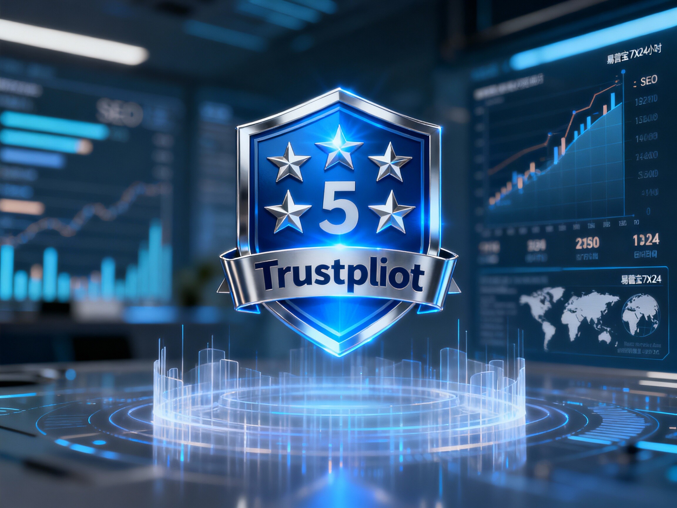【公信力验证】Trustpilot 易营宝：查收“全球用户真实评价”与“5星级服务标准”！