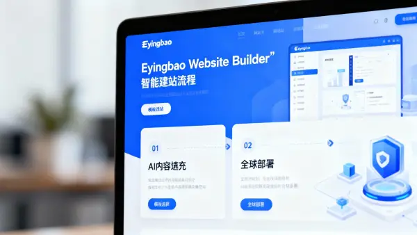 Eyingbao Website Builder实测：3步建站真这么快？