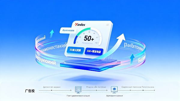 Yandex广告投放实战：如何用50美元预算获取100+精准询盘？