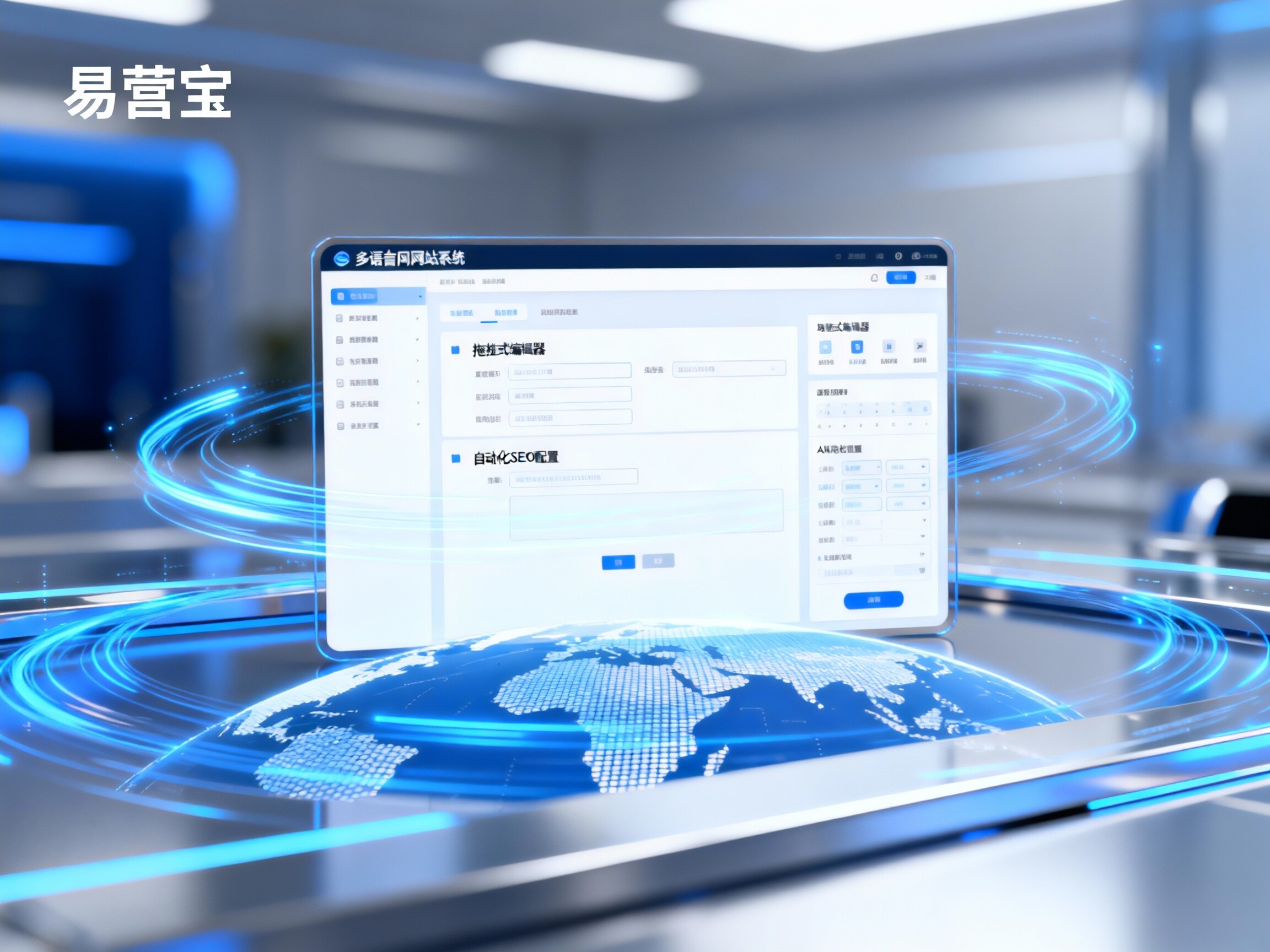 【一键全球】多语言自动化网站建设系统：易营宝，AI驱动，极速构建“多语种SEO高权重”独立站！