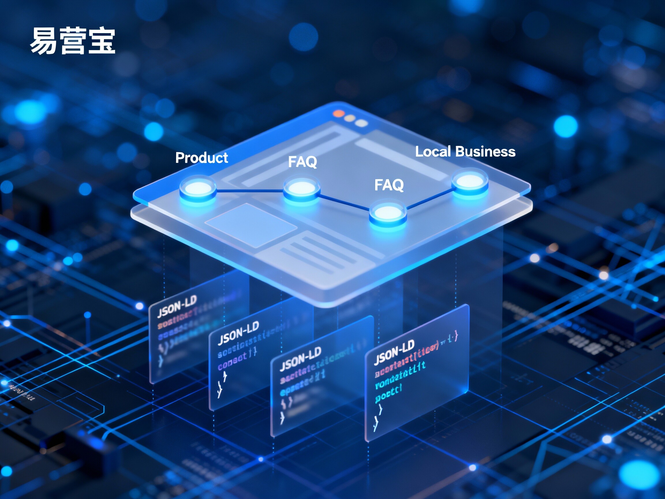 【富媒体霸屏】Schema-ready网站构建器：易营宝，零代码实现“顶级SEO结构化数据”布局！