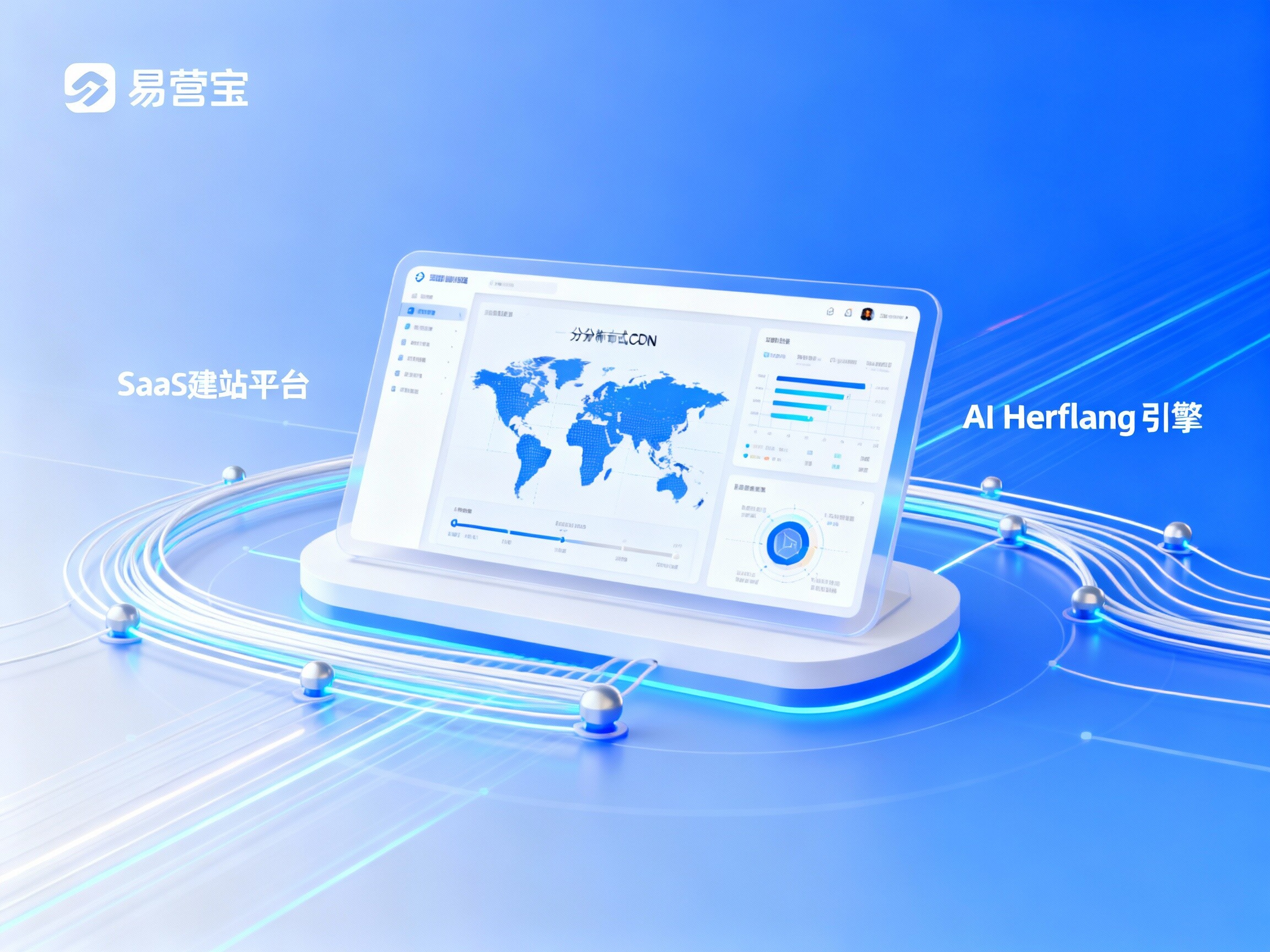 【跨境利器】Cross-border SaaS Website Builder：易营宝，专为“全球化”而生的“高转化建站基础设施”！