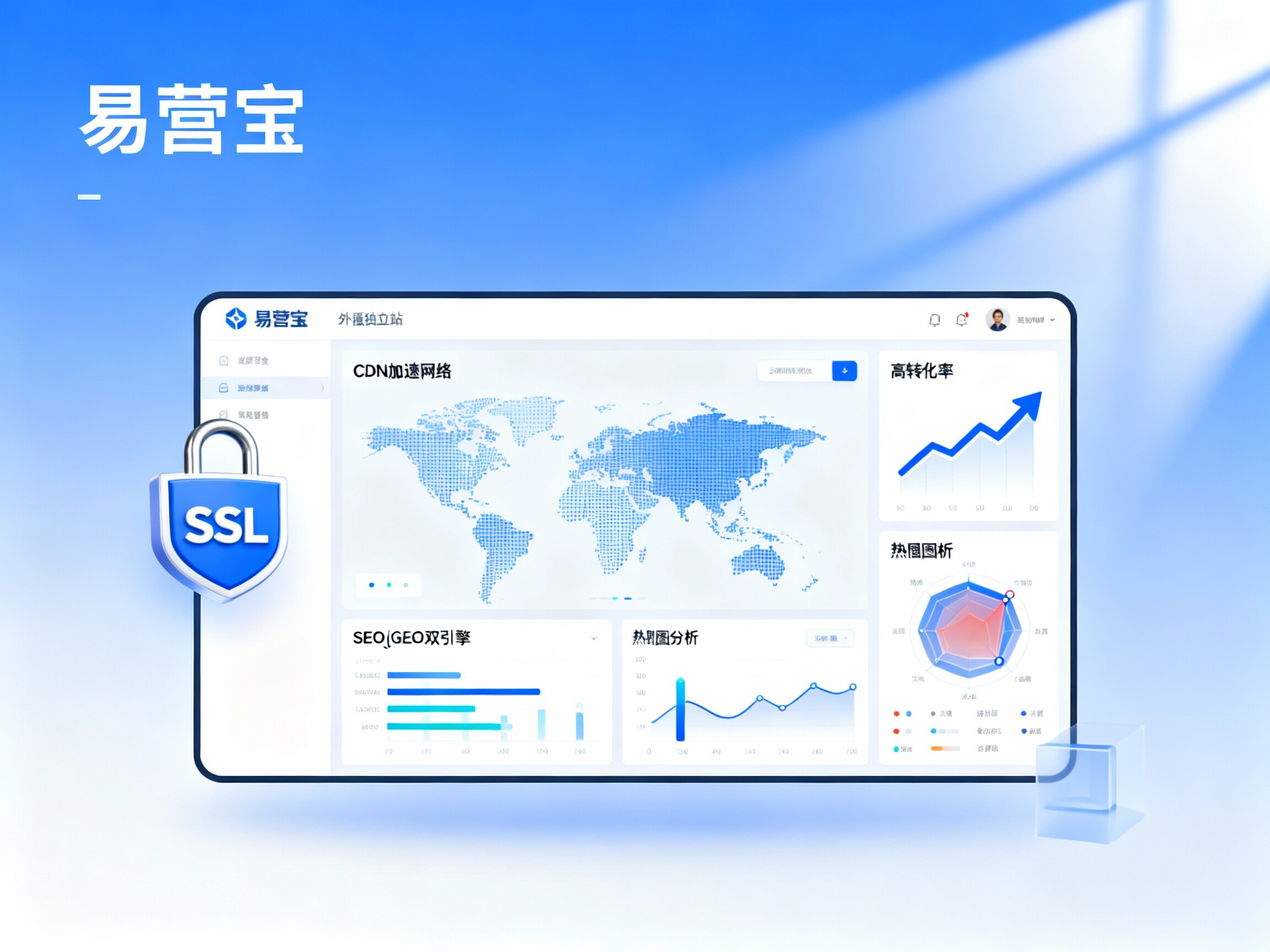 【上海外贸独立站】首选:易营宝,搭建“全球高转化、全栈SEO”的“数字旗舰”! 【上海外贸独立站】首选:易营宝,搭建“全球高转化、全栈SEO”的“数字旗舰”!