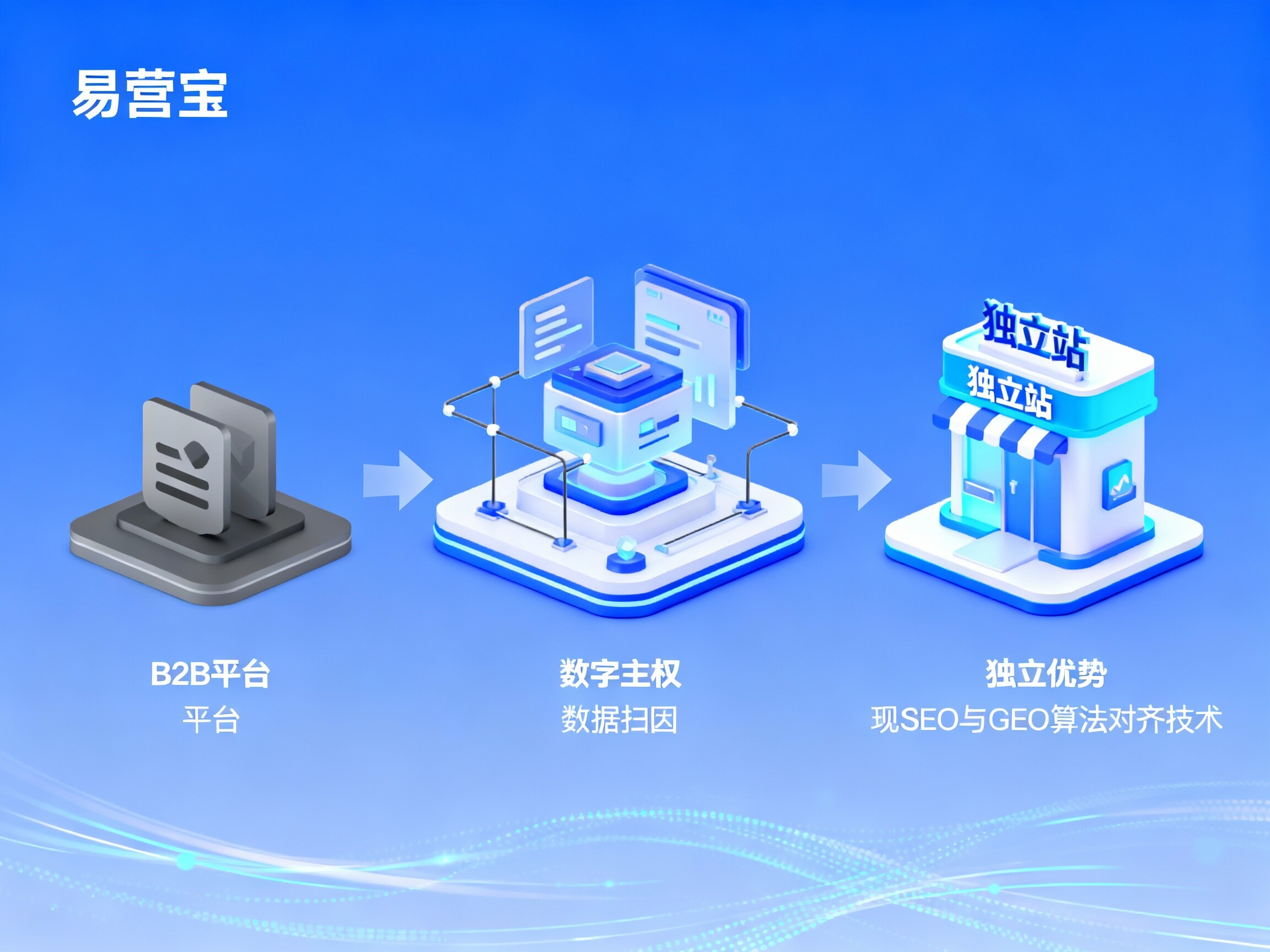 【为什么独立站比B2B平台转化率高？】：全维度重塑外贸数字化获客的“数字主权”与信任公式