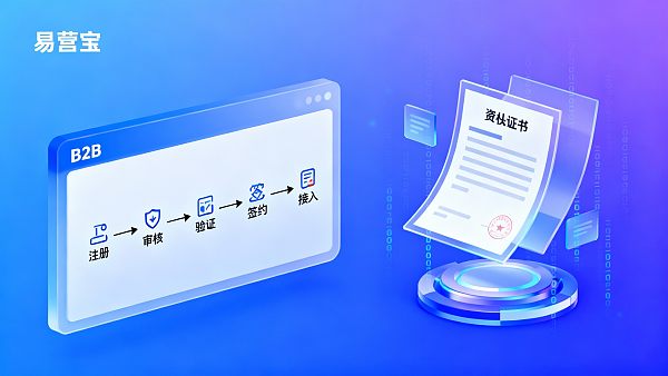 易营宝B2B平台供应商入驻流程及审核标准说明