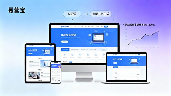 易营宝使用测评：智能建站平台在B2B官网应用中的真实表现