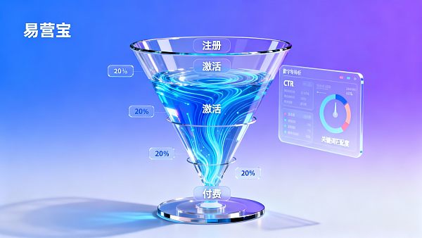 SaaS工具提升获客效率的核心指标是什么？从注册到付费的转化漏斗优化
