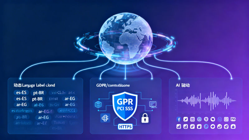 AI Multilingual Website System支持多少语种？能否对接本地支付与GDPR合规？2024最新功能更新说明