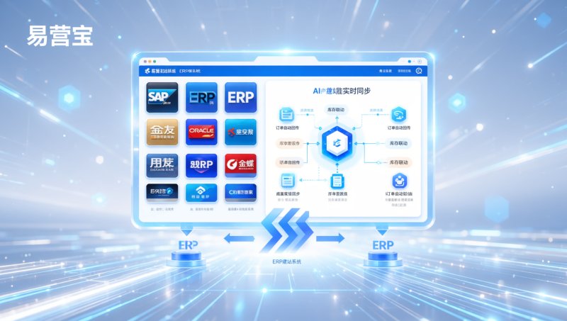 Eyingbao AI智能建站系统能否对接ERP？已验证的12个主流系统对接方案汇总