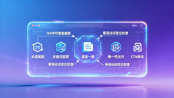 AI建站怎么优化SEO?【操作人员手册】自动填充meta description的5个字段校验逻辑 AI建站怎么优化SEO?【操作人员手册】自动填充meta description的5个字段校验逻辑